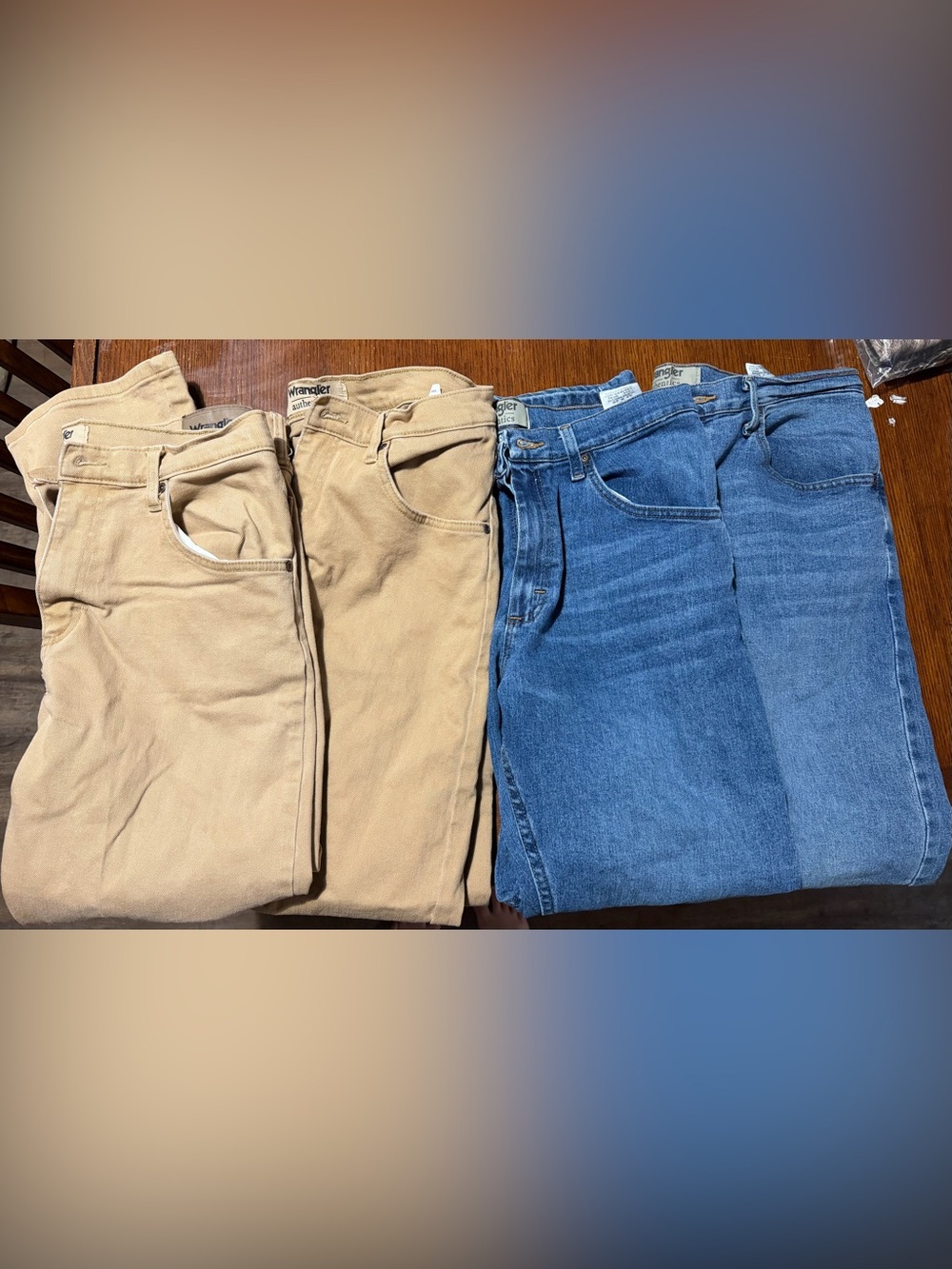 4 PAIR --- Bundle — men’s wrangler size 32x28